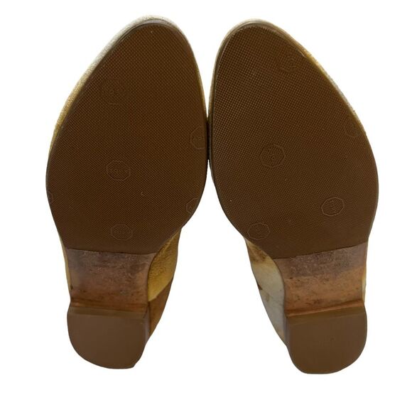 Brian Atwood Tie Dye Suede Women's Brown Ontario Batik Boots Size 6 - Picture 5 of 9